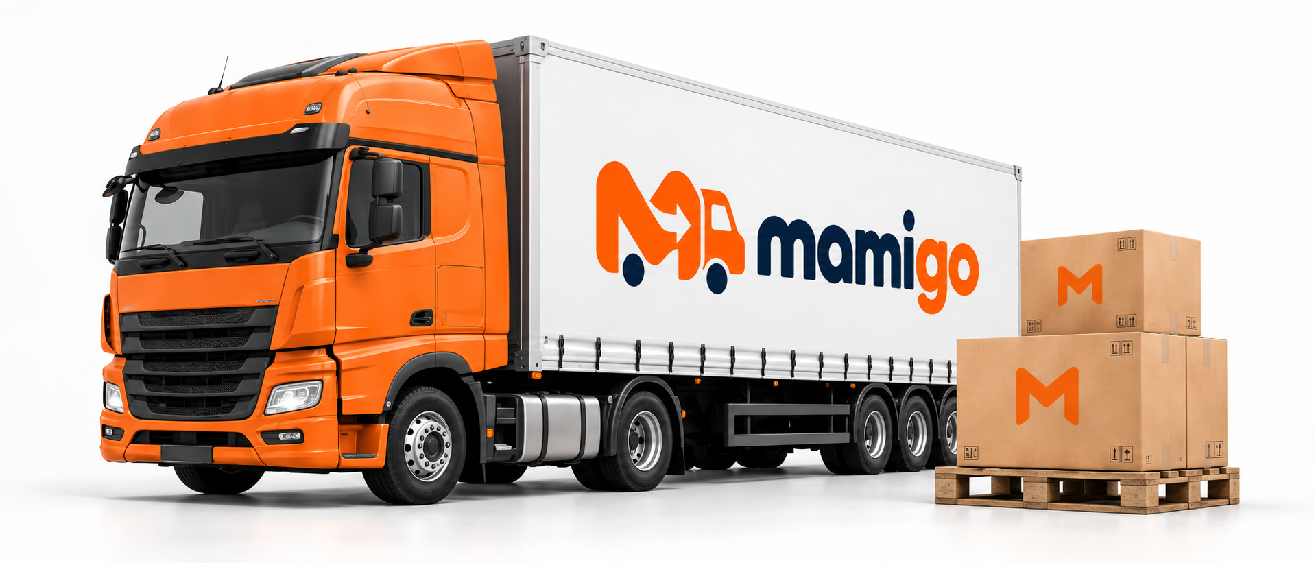 Mamigo tırı ve paletli yükler